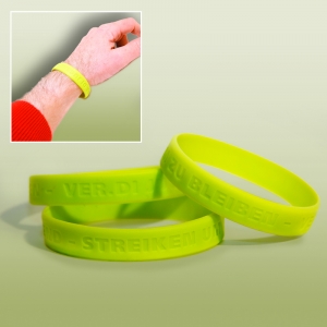 ver.di Jugend Silikonarmband