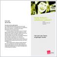 Eindruckflyer „Leben – zwischen Job und Studium“